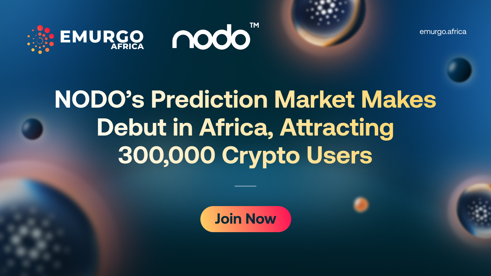 NODO Debuts Prediction Market, Attracts 300,000 Crypto Users